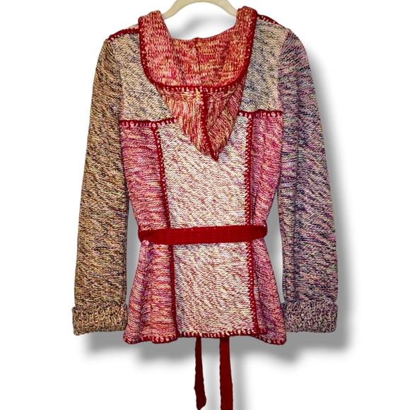 Anthropologie Sparrow Knit Button Down Cardigan With Hoodie - Picture 2 of 8